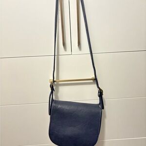 Coach Vintage Navy Leather Crossbody Bag